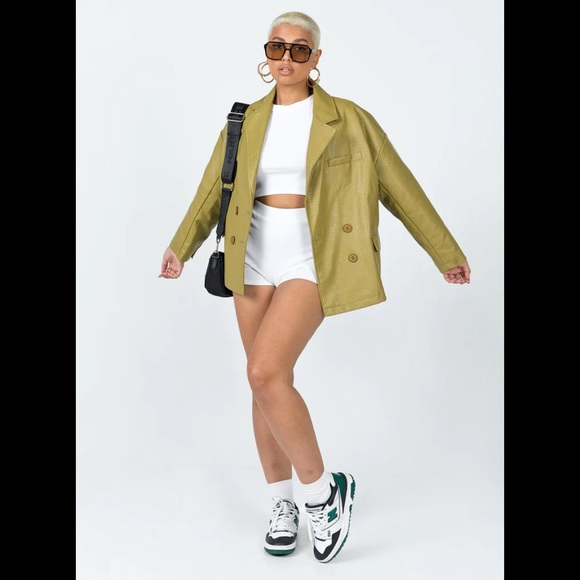 Oversized Faux Leather Jacket - Picture 4 of 7